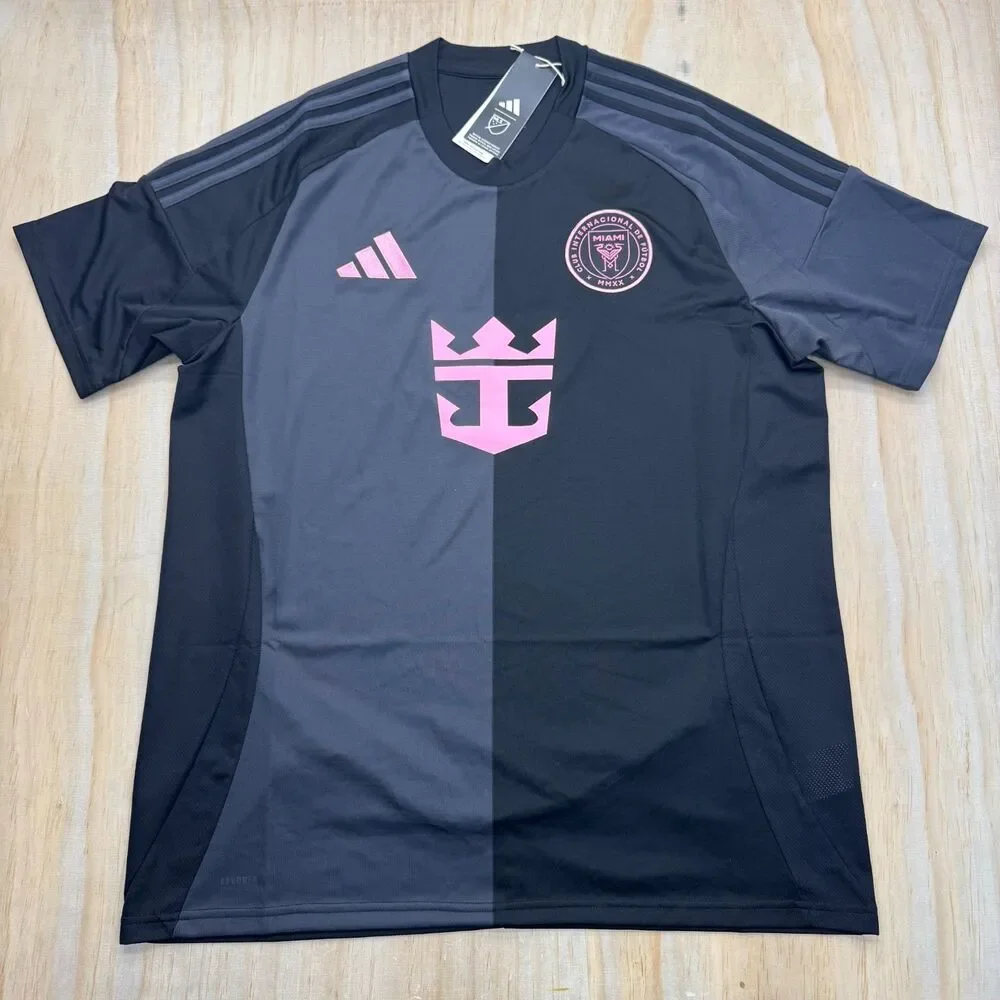 NEW Inter Miami FC Adidas 25/26 Away Black Mens Sz XL Soccer Jersey JI9124